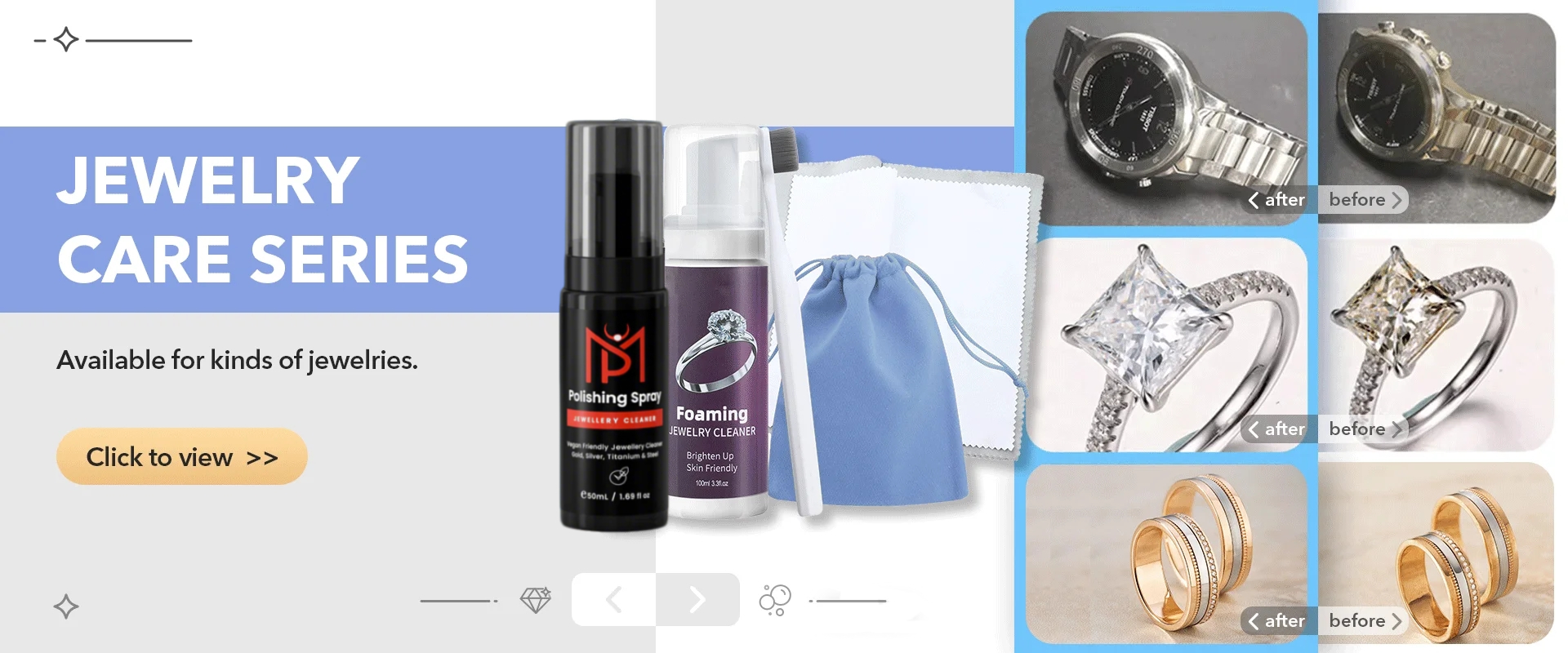 custom Jewelry cleaner spray